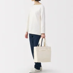 Cabas en toile vertical