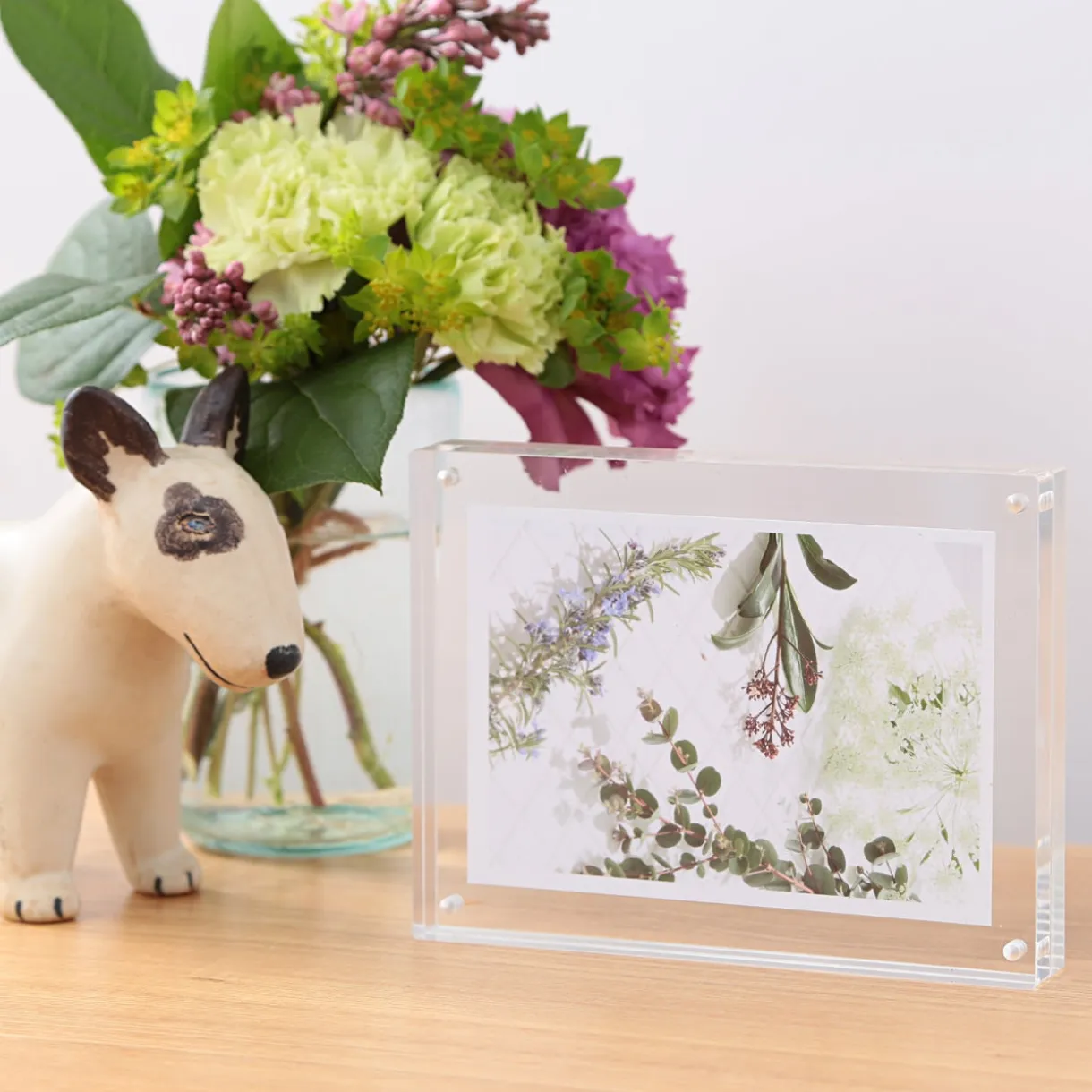 Cadre acrylique aimanté 13x9.5cm