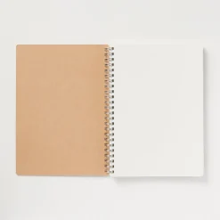 Cahier double spirale papier à points A5