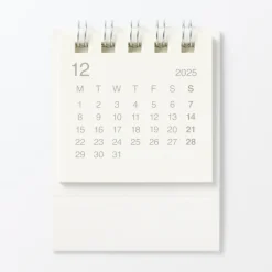 Calendrier de bureau 2026 en papier bagasse - Format mini
