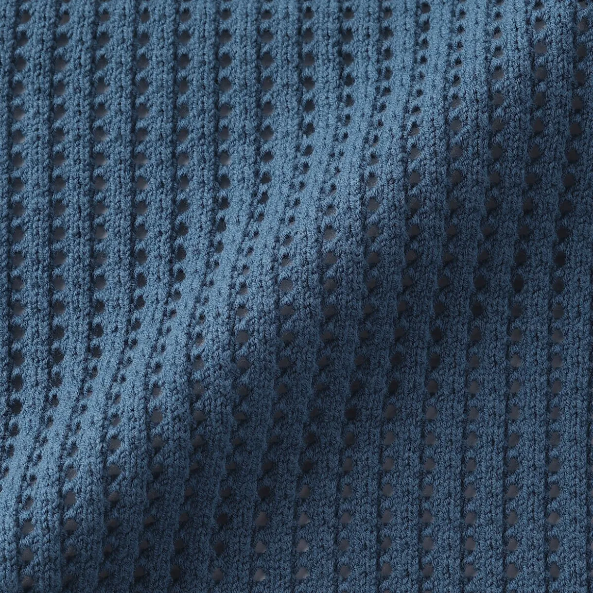 Cardigan à col en tricot de coton mélangé pour femme