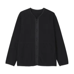 Cardigan en polaire de polyester recyclé pour homme
