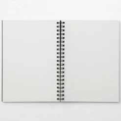 Carnet double spirale en papier recyclé format B6