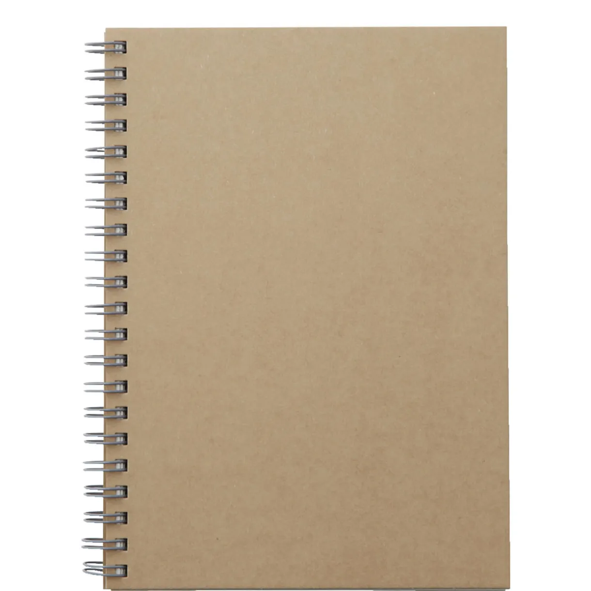Carnet double spirale en papier recyclé format B6