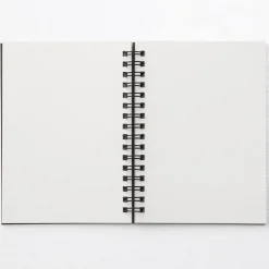 Carnet double spirale en papier recyclé A6