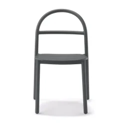 Chaise en aluminium - Gris foncé