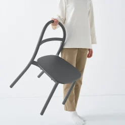 Chaise en aluminium - Gris foncé