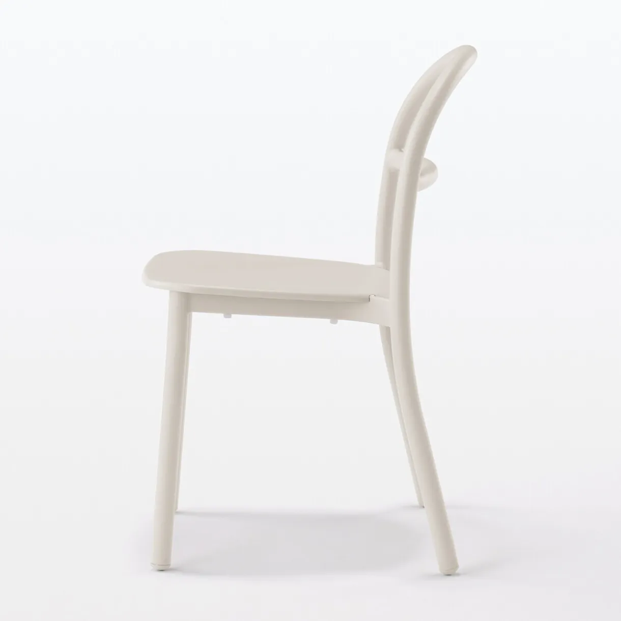 Chaise en aluminium - Gris clair