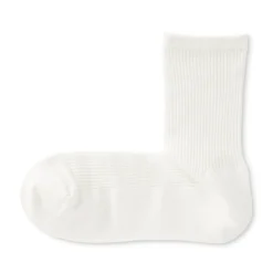 Chaussettes avec bord confortable et rayures pour femme