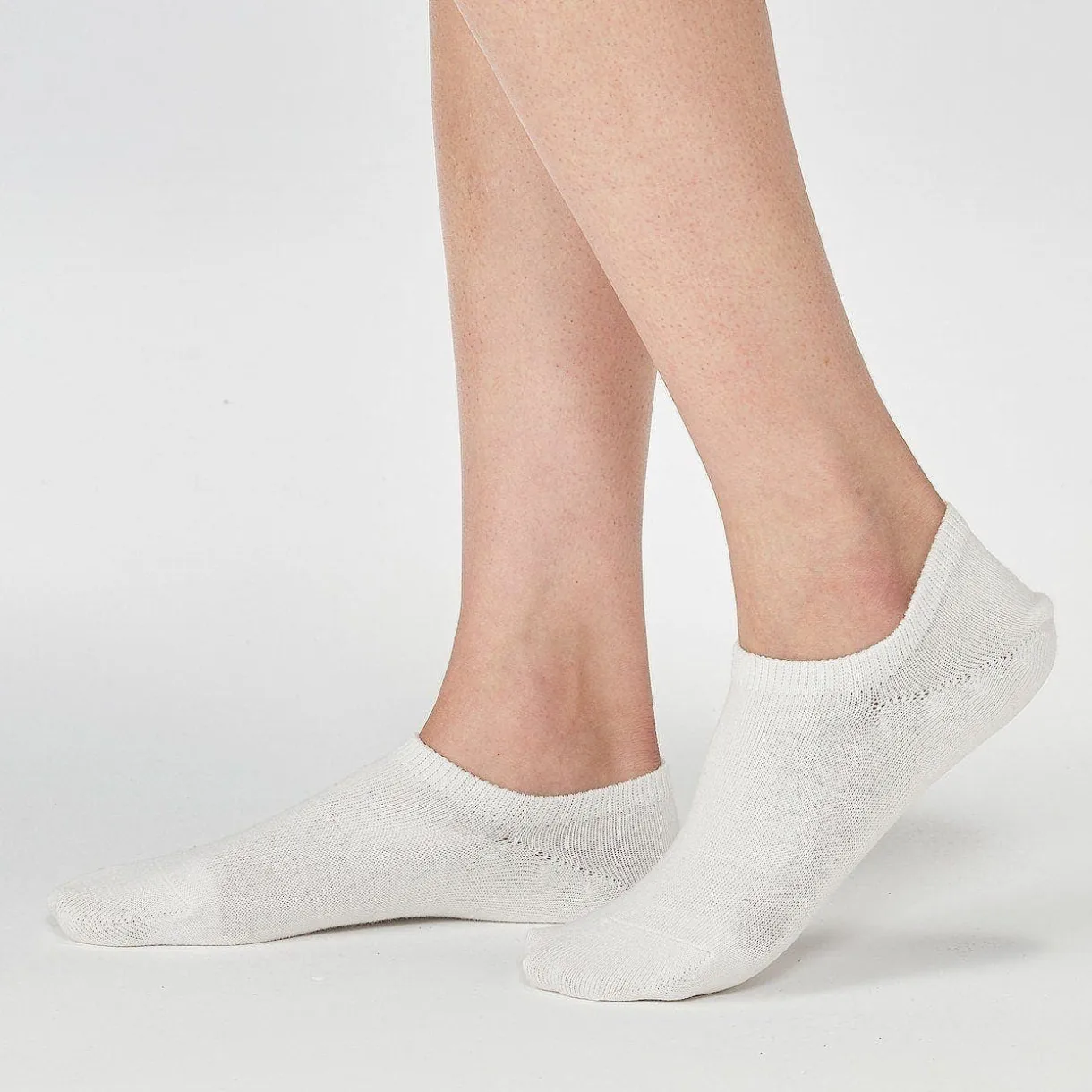 Chaussettes basses à angle droit femme