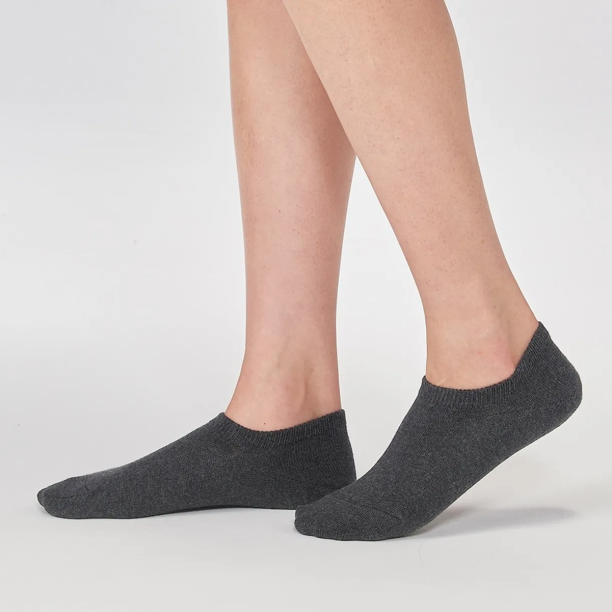 Chaussettes basses à angle droit femme