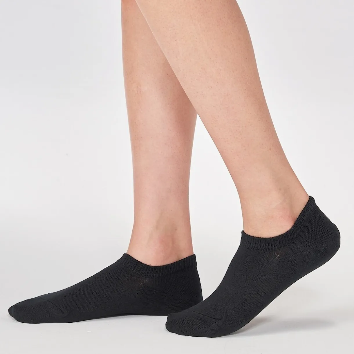 Chaussettes basses à angle droit femme