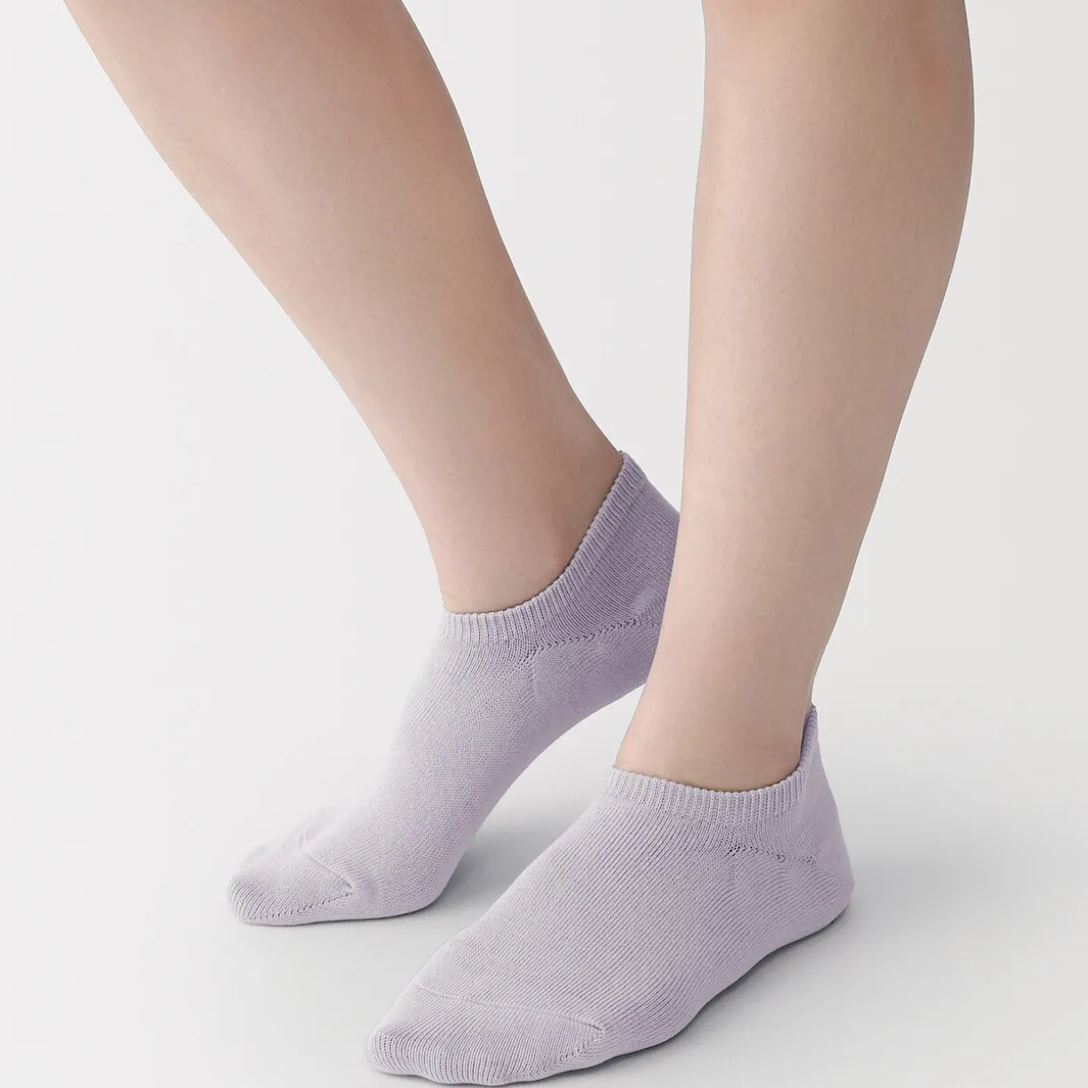 Chaussettes basses à angle droit femme