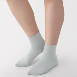 Chaussettes cheville en modal mélangé à angle droit avec bord confortable pour femme