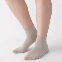 Chaussettes cheville en modal mélangé à angle droit avec bord confortable pour femme