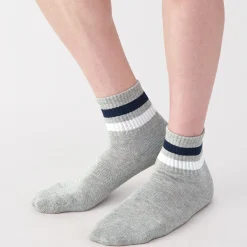 Chaussettes courtes doublées en peluche à angle droit pour homme
