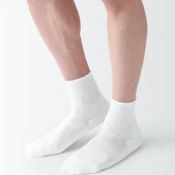 Chaussettes courtes en peluche à angle droit pour homme