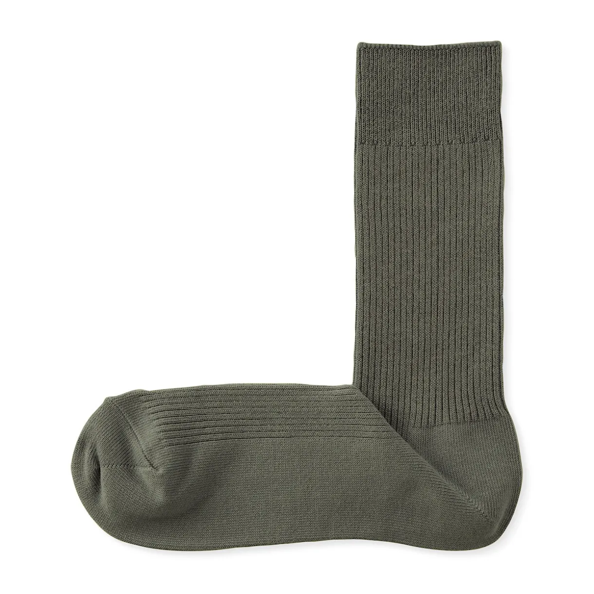 Chaussettes côtelées à angle droit pour homme