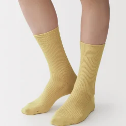 Chaussettes côtelées à angle droit pour homme