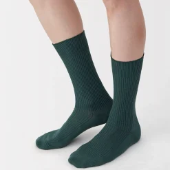 Chaussettes côtelées à angle droit pour homme
