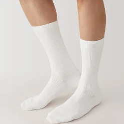 Chaussettes côtelées à angle droit pour homme