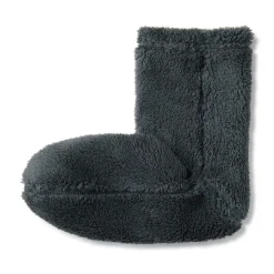 Chaussettes d'intérieur en polyester recyclé et molleton Boa pour homme