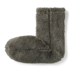 Chaussettes d'intérieur en polyester recyclé et molleton Boa pour homme