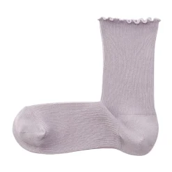 Chaussettes en modal mélangé à angle droit avec bord confortable pour femme