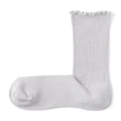 Chaussettes en modal mélangé à angle droit avec bord confortable pour femme
