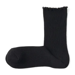 Chaussettes en modal mélangé à angle droit avec bord confortable pour femme