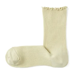 Chaussettes en modal mélangé à angle droit avec bord confortable pour femme