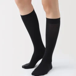 Chaussettes montantes confortables et côtelées pour femme