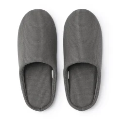 Chaussons mules à semelle intérieure en coton