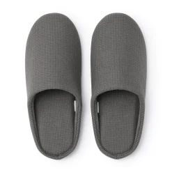 Chaussons mules à semelle intérieure en coton