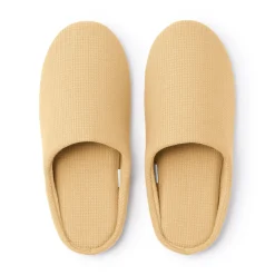 Chaussons mules à semelle intérieure en coton
