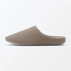 Chaussons mules à semelle intérieure en coton