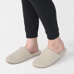 Chaussons mules en coton doux