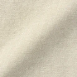 Chemise à col mao en lin lavé pour homme