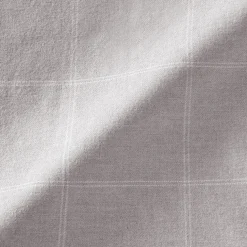 Chemise à col montant en flanelle brossée double femme