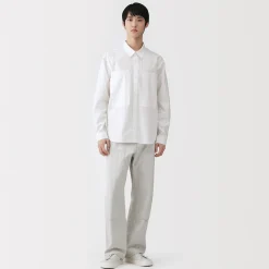 Chemise à poche en coton biologique pour homme