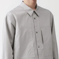 Chemise à poche en coton biologique pour homme