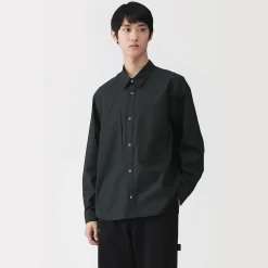 Chemise à poche en coton biologique pour homme