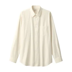 Chemise en coton brossé pour homme