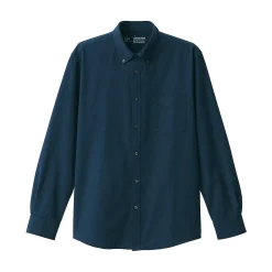 Chemise en coton Oxford lavé col boutonné homme