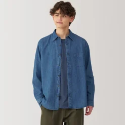 Chemise en denim pour homme