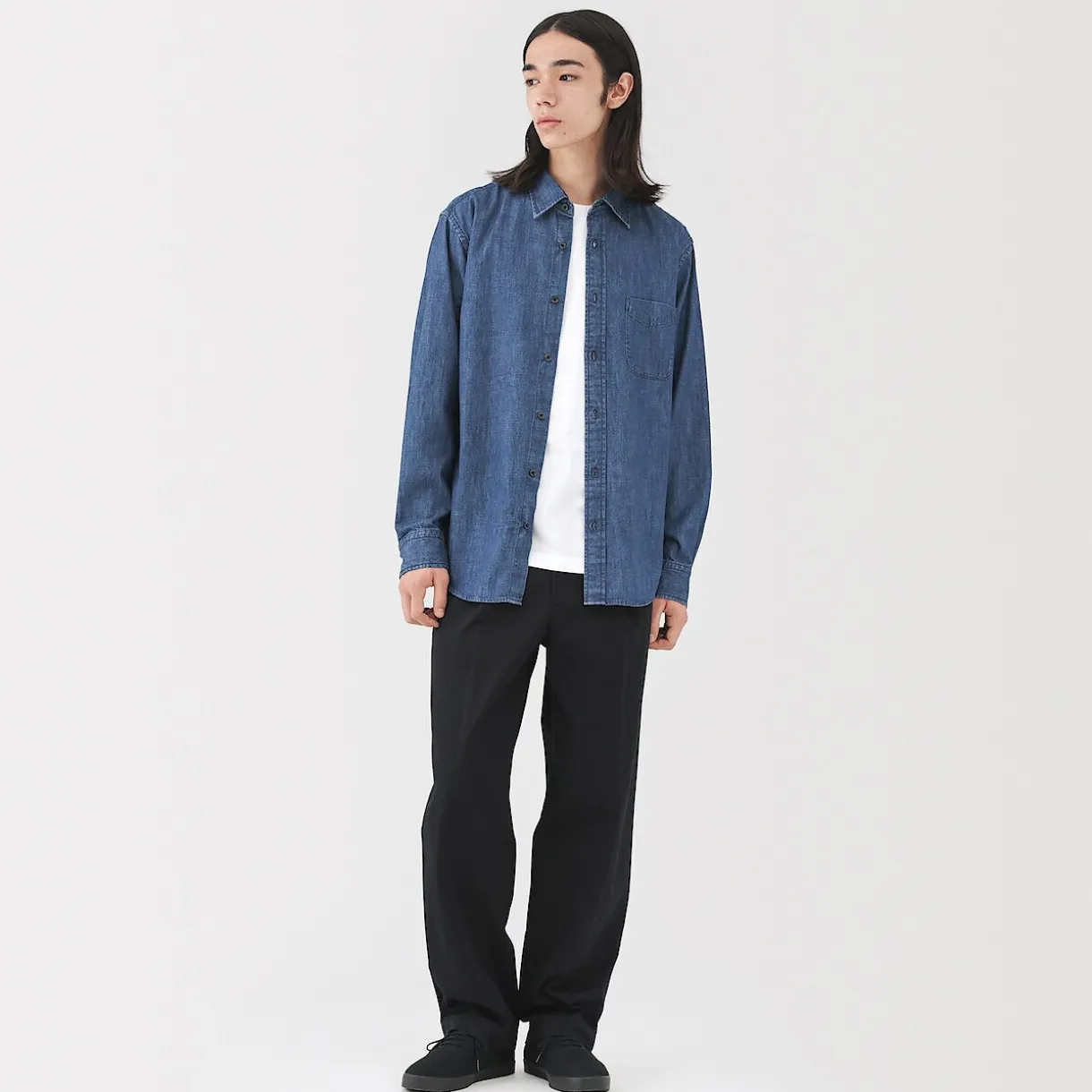 Chemise en denim pour homme