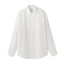 Chemise en double gaze en mélange de kapok pour homme