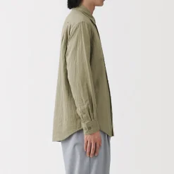 Chemise en double gaze en mélange de kapok pour homme