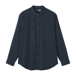 Chemise en flanelle col officier pour homme
