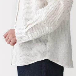 Chemise en lin lavé pour femme